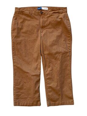 Women's H&M Button-Fly Ankle Jeans OLIVE GREEN Size 14